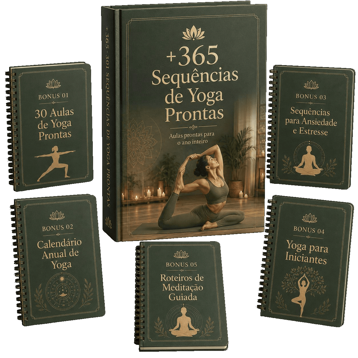 Mockup do produto +365 Sequências de Yoga